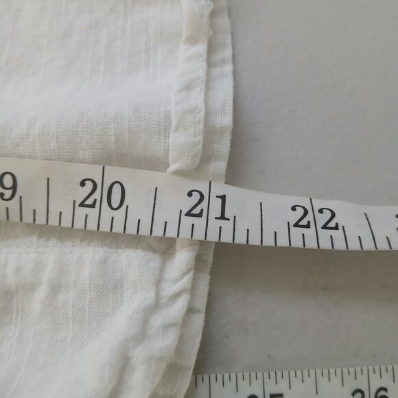 Free People Kiss Kiss Blouse XS Oversize Boho Cottage Renaissance Romantic - Picture 11 of 12